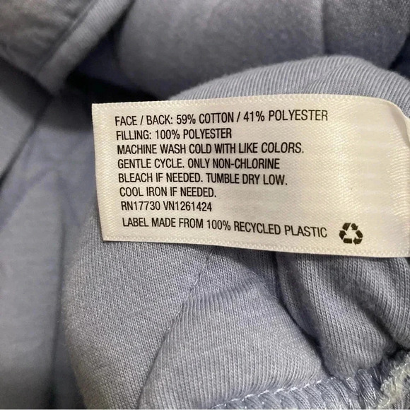 Wild Fable Women's Quilted Puffer Jacket Full‎ Zip Light Blue Size L - Picture 7 of 8